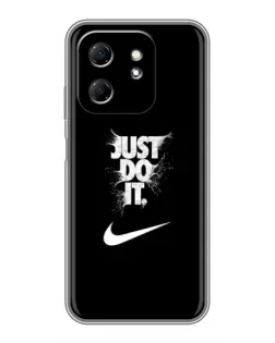 Чехол для Infinix Hot 50i с картинкой «Текстовый принт Nike» Чехол для Infinix Hot 50i с картинкой «Текстовый принт Nike»
