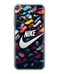 Чехол для Infinix Hot 50i с картинкой «Коллекция кроссовок Nike» Чехол для Infinix Hot 50i с картинкой «Коллекция кроссовок Nike»