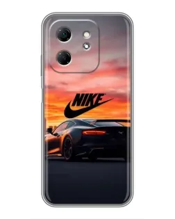 Чехол для Infinix Hot 50i с картинкой «Nike и суперкар» Чехол для Infinix Hot 50i с картинкой «Nike и суперкар»
