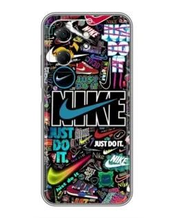 Чехол для Infinix Hot 50i с картинкой «Яркий коллаж Nike» Чехол для Infinix Hot 50i с картинкой «Яркий коллаж Nike»