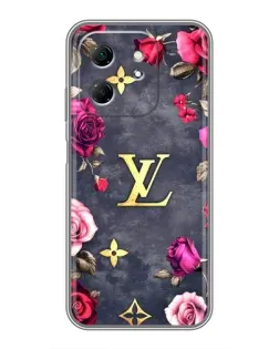 Чехол для Infinix Hot 50i с картинкой «Цветочный Louis Vuitton»
