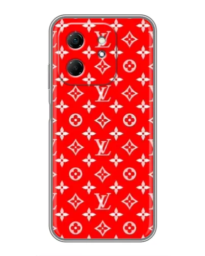 Чехол для Infinix Hot 50i с картинкой «Яркий паттерн LV»