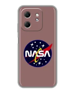Чехол для Infinix Hot 50i с картинкой «NASA — ретро космос» Чехол для Infinix Hot 50i с картинкой «NASA — ретро космос»