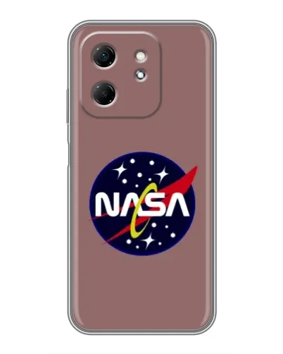 Чехол для Infinix Hot 50i с картинкой «NASA — ретро космос»
