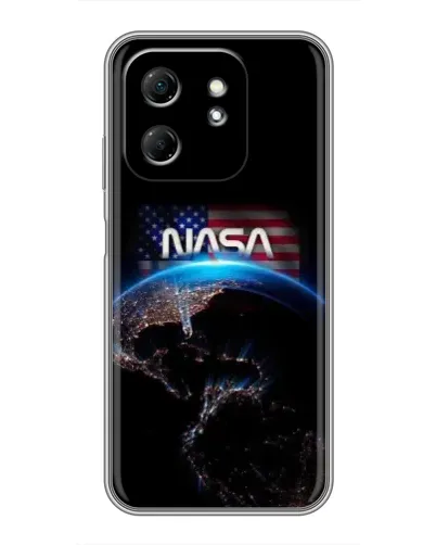 Чехол для Infinix Hot 50i с картинкой «Земля из космоса NASA»