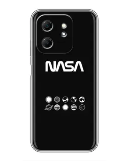 Чехол для Infinix Hot 50i с картинкой «NASA — технический принт» Чехол для Infinix Hot 50i с картинкой «NASA — технический принт»