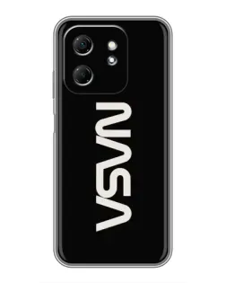 Чехол для Infinix Hot 50i с картинкой «NASA — вертикальный логотип» Чехол для Infinix Hot 50i с картинкой «NASA — вертикальный логотип»