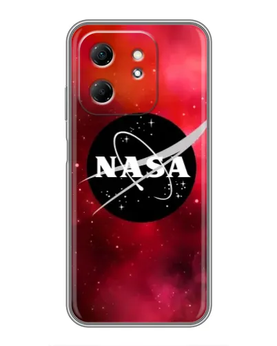 Чехол для Infinix Hot 50i с картинкой «NASA — красная туманность»