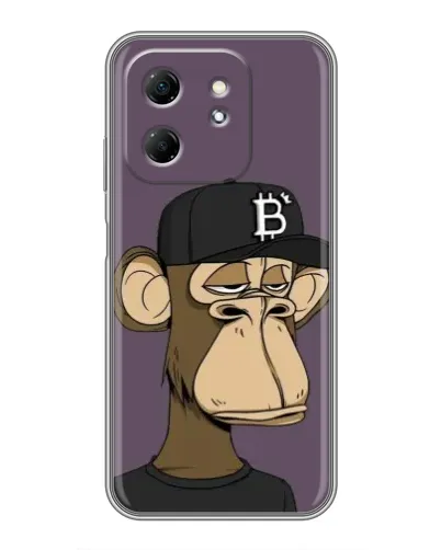 Чехол для Infinix Hot 50i с картинкой «Bored Ape в кепке» Чехол для Infinix Hot 50i с картинкой «Bored Ape в кепке»