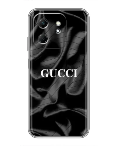 Чехол для Infinix Hot 50i с картинкой «Gucci — шелковые волны» Чехол для Infinix Hot 50i с картинкой «Gucci — шелковые волны»