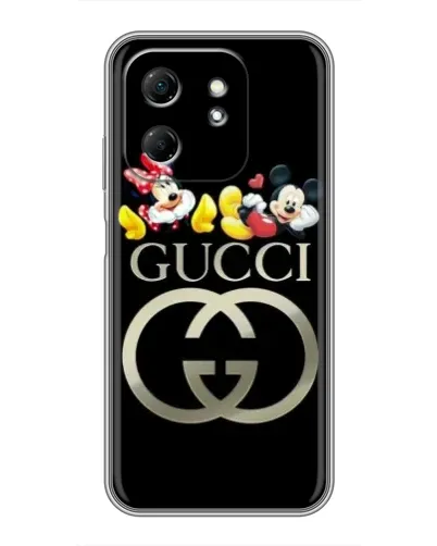 Чехол для Infinix Hot 50i с картинкой «Gucci — герои Disney» Чехол для Infinix Hot 50i с картинкой «Gucci — герои Disney»