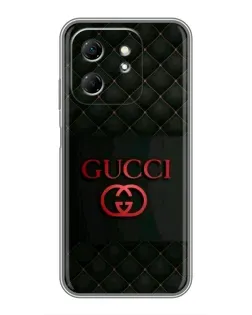 Чохол для Infinix Hot 50i з картинкою «Gucci — стьобаний чорний»