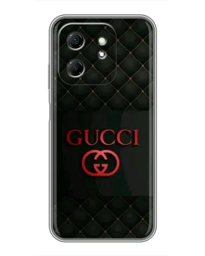 Чехол для Infinix Hot 50i с картинкой «Gucci — стеганый черный» Чехол для Infinix Hot 50i с картинкой «Gucci — стеганый черный»