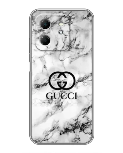 Чехол для Infinix Hot 50i с картинкой «Gucci — мраморный шик» Чехол для Infinix Hot 50i с картинкой «Gucci — мраморный шик»