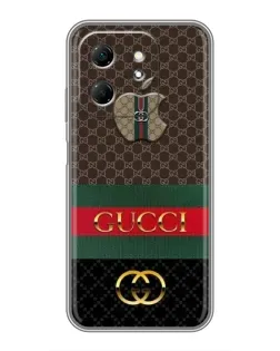 Чохол для Infinix Hot 50i з картинкою «Gucci — брендований десерт»