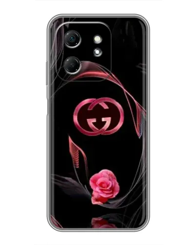 Чехол для Infinix Hot 50i с картинкой «Gucci — неоновая роза» Чехол для Infinix Hot 50i с картинкой «Gucci — неоновая роза»