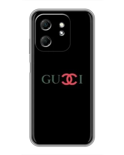 Чехол для Infinix Hot 50i с картинкой «Gucci — красный градиент» Чехол для Infinix Hot 50i с картинкой «Gucci — красный градиент»