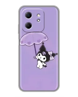 Чехол для Infinix Hot 50i с картинкой «Kuromi с зонтиком»