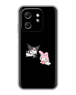 Чехол для Infinix Hot 50i с картинкой «My Melody и Kuromi»