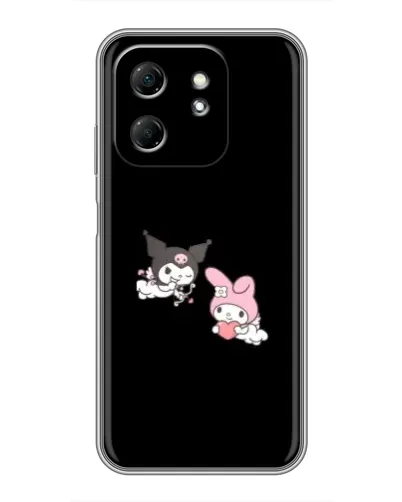 Чехол для Infinix Hot 50i с картинкой «My Melody и Kuromi»