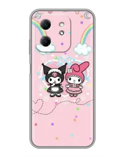 Чехол для Infinix Hot 50i с картинкой «My Melody и Kuromi»