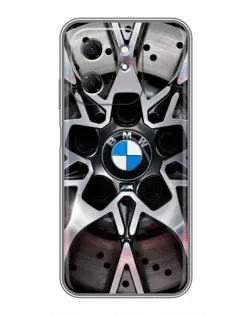 Чехол для Infinix Hot 50i с картинкой «BMW — деталь диска»