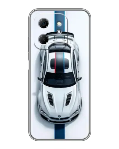Чехол для Infinix Hot 50i с картинкой «Вид сверху — BMW M» Чехол для Infinix Hot 50i с картинкой «Вид сверху — BMW M»