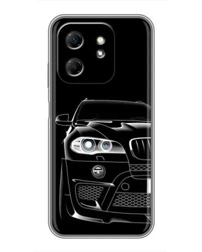 Чехол для Infinix Hot 50i с картинкой «Темный силуэт BMW» Чехол для Infinix Hot 50i с картинкой «Темный силуэт BMW»