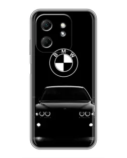 Чехол для Infinix Hot 50i с картинкой «BMW — взгляд из темноты»