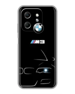 Чехол для Infinix Hot 50i с картинкой «Минималистичный принт BMW M3»