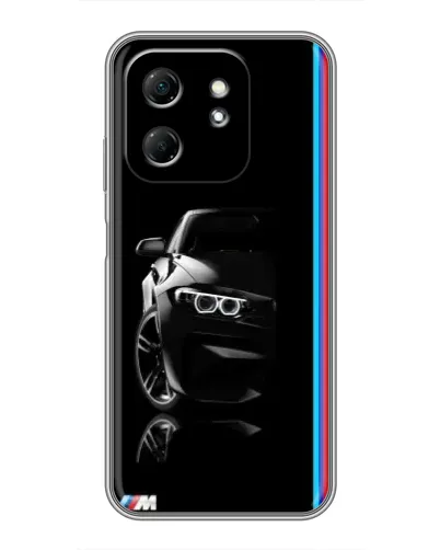 Чехол для Infinix Hot 50i с картинкой «Силуэт BMW в темноте» Чехол для Infinix Hot 50i с картинкой «Силуэт BMW в темноте»