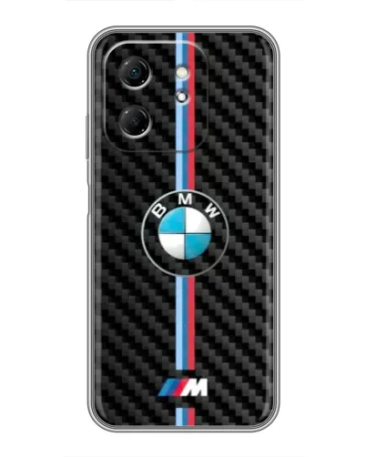 Чехол для Infinix Hot 50i с картинкой «Эмблема BMW и карбон» Чехол для Infinix Hot 50i с картинкой «Эмблема BMW и карбон»