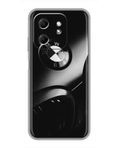 Чехол для Infinix Hot 50i с картинкой «Эмблема BMW — макро» Чехол для Infinix Hot 50i с картинкой «Эмблема BMW — макро»