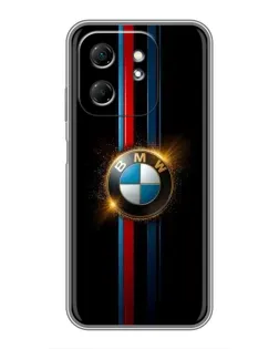 Чехол для Infinix Hot 50i с картинкой «BMW M-Power неон»