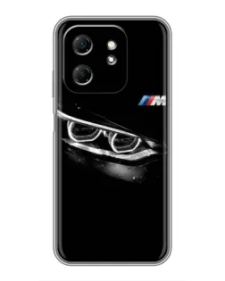 Чехол для Infinix Hot 50i с картинкой «BMW — взгляд тигра»