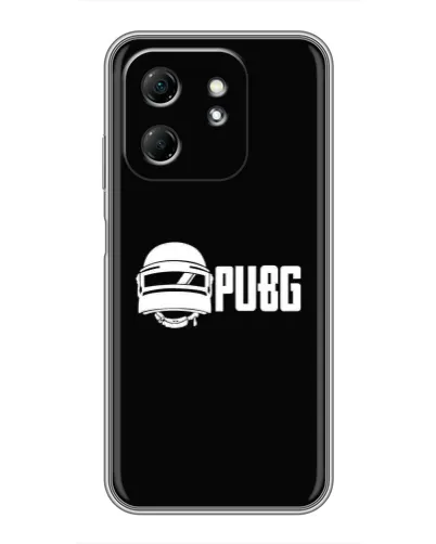 Чехол для Infinix Hot 50i с картинкой «PUBG — классический лого»