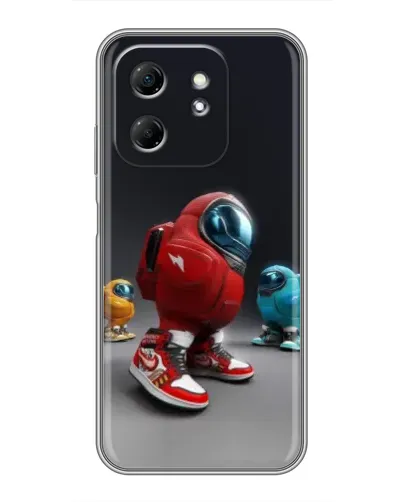 Чехол для Infinix Hot 50i с картинкой «Among Us — 3D стиль»