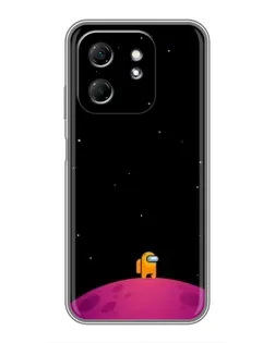 Чехол для Infinix Hot 50i с картинкой «Одинокий герой на планете» Чехол для Infinix Hot 50i с картинкой «Одинокий герой на планете»
