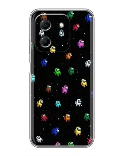 Чехол для Infinix Hot 50i с картинкой «Экипаж Among Us» Чехол для Infinix Hot 50i с картинкой «Экипаж Among Us»
