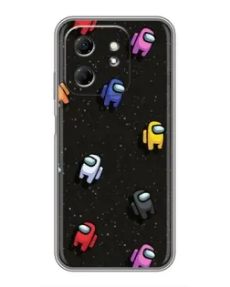 Чехол для Infinix Hot 50i с картинкой «Космический паттерн Among Us» Чехол для Infinix Hot 50i с картинкой «Космический паттерн Among Us»