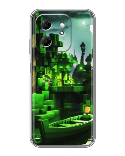 Чехол для Infinix Hot 50i с картинкой «Minecraft лесной пейзаж» Чехол для Infinix Hot 50i с картинкой «Minecraft лесной пейзаж»