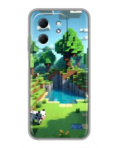 Чехол для Infinix Hot 50i с картинкой «Minecraft летний день» Чехол для Infinix Hot 50i с картинкой «Minecraft летний день»