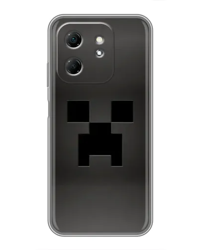 Чехол для Infinix Hot 50i с картинкой «Черный крипер градиент» Чехол для Infinix Hot 50i с картинкой «Черный крипер градиент»