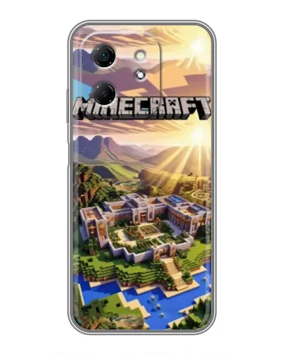 Чехол для Infinix Hot 50i с картинкой «Minecraft панорама» Чехол для Infinix Hot 50i с картинкой «Minecraft панорама»