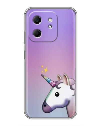 Чехол для Infinix Hot 50i с картинкой «Единорог градиент» Чехол для Infinix Hot 50i с картинкой «Единорог градиент»