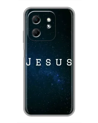 Чехол для Infinix Hot 50i с картинкой «Звездное небо Jesus»