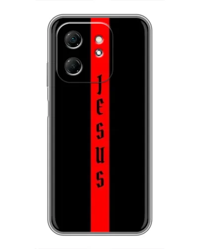 Чехол для Infinix Hot 50i с картинкой «Красная линия веры»