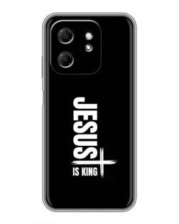 Чехол для Infinix Hot 50i с картинкой «Вертикаль веры Jesus»