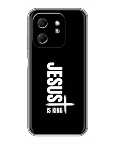 Чехол для Infinix Hot 50i с картинкой «Вертикаль веры Jesus»