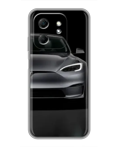 Чехол для Infinix Hot 50i с картинкой «Tesla Model S Look»